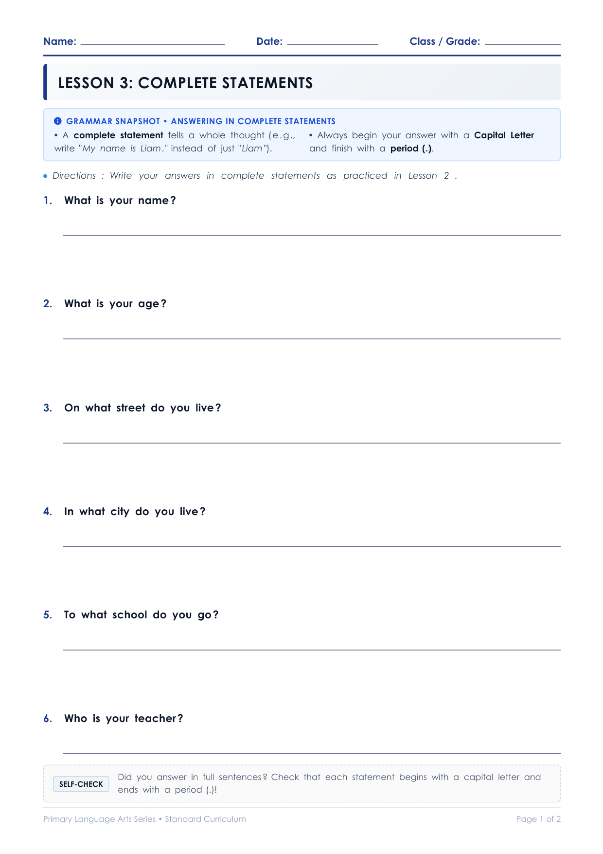 Lesson 3 Student Worksheet Preview