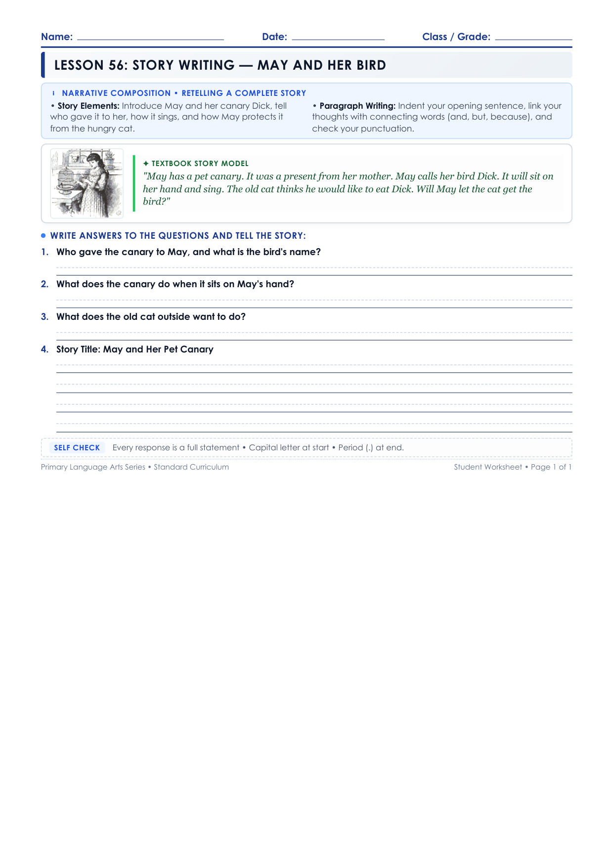 Lesson 56 Student Worksheet Preview