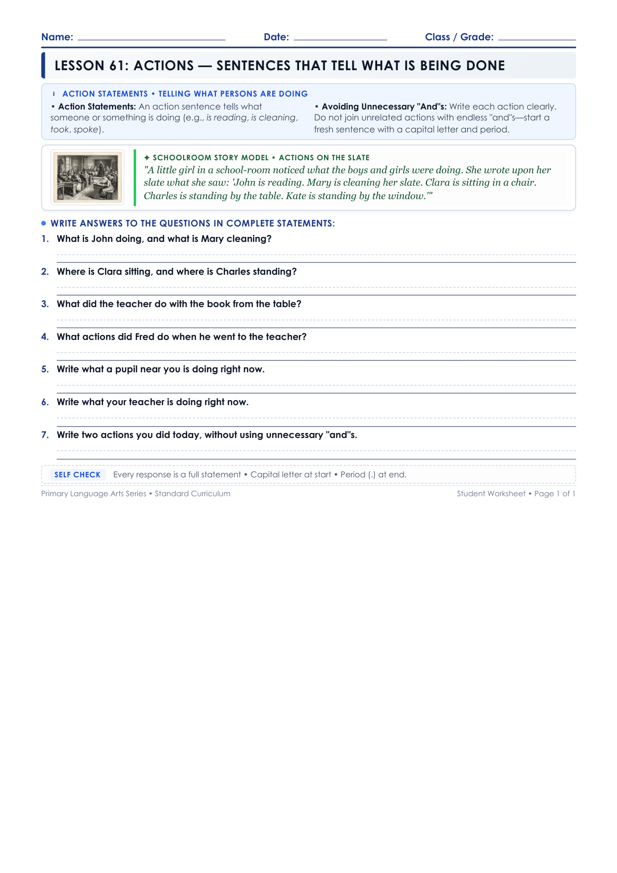 Lesson 61 Student Worksheet Preview